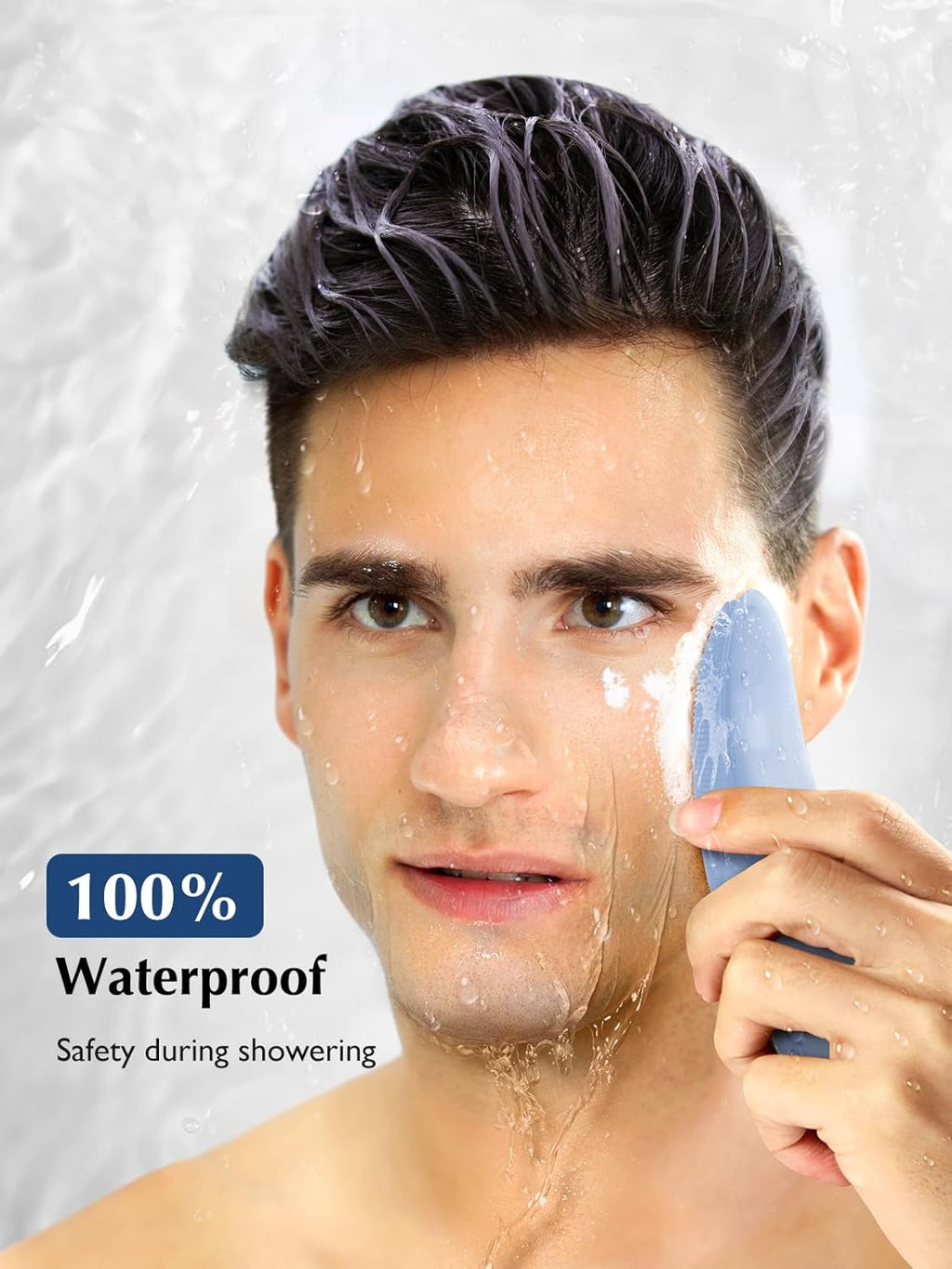 COSLUS Cepillo de Limpieza Facial de Silicona Depurador Facial: IPX...