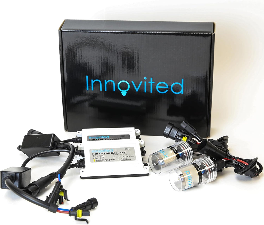 Innovited H11 H9 H8 - Bombillas de xenón HID 6000K x 1 par con 2 ba...