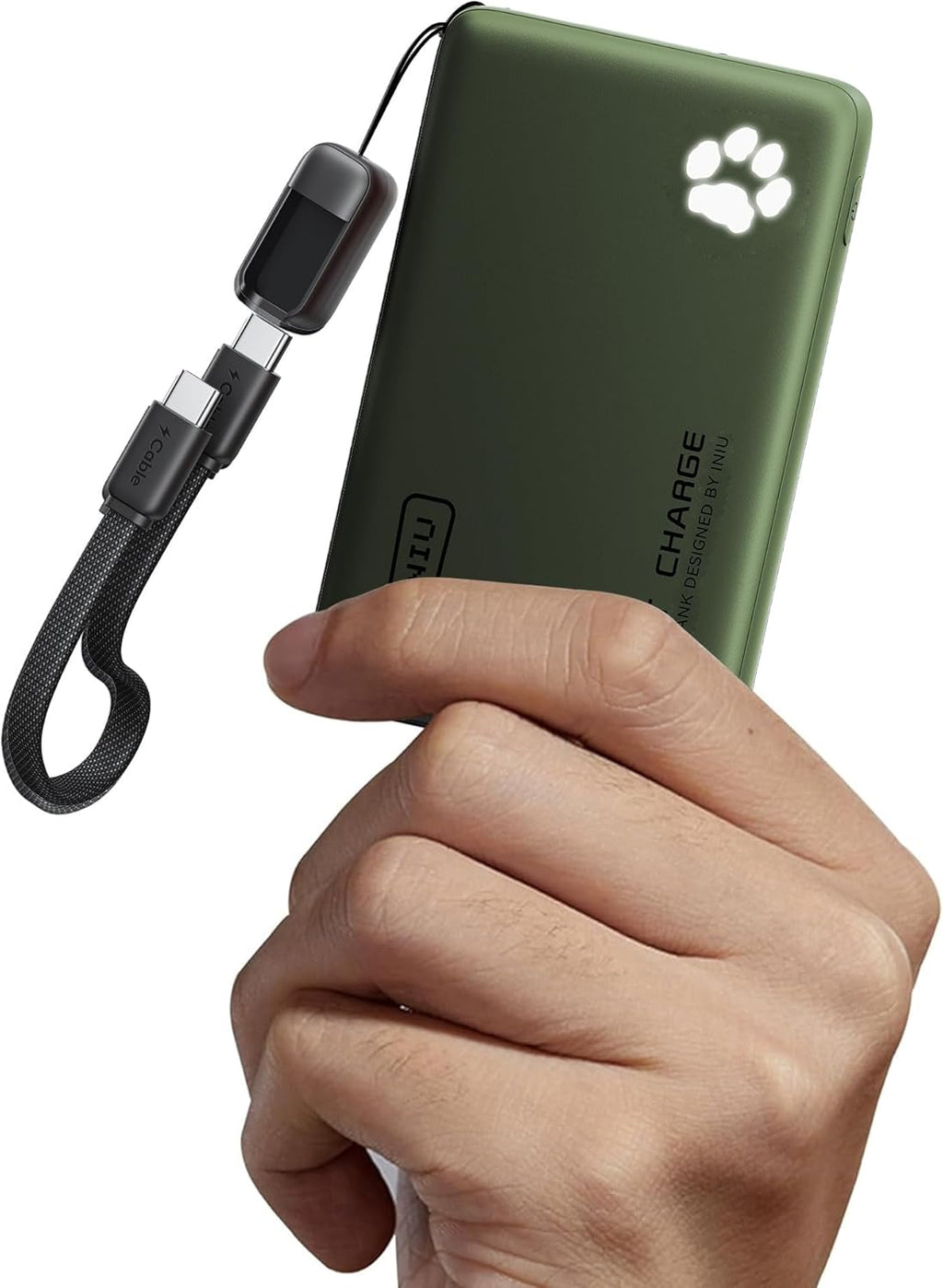 INIU Cargador portátil, Banco de energía ultra delgado de 10000mAh...