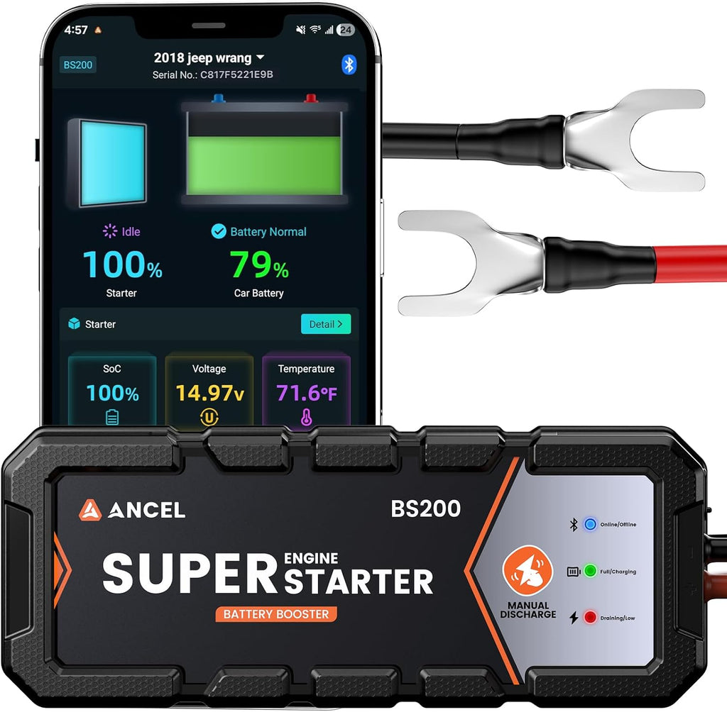 ANCEL BS200 Super Starter, sistema de arranque de salto conectado |...
