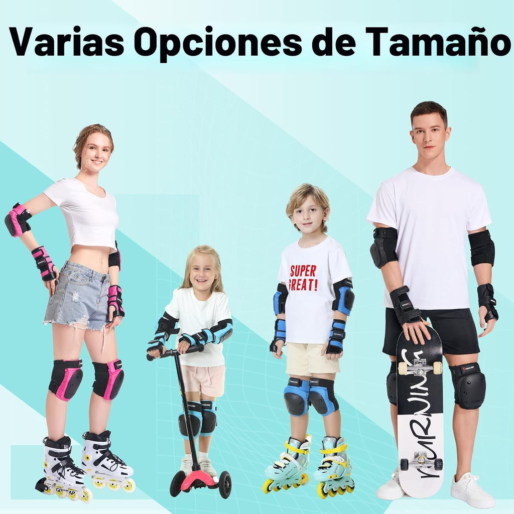 Forzueby - Rodilleras, coderas, muñequeras para niños\/adultos, jue...