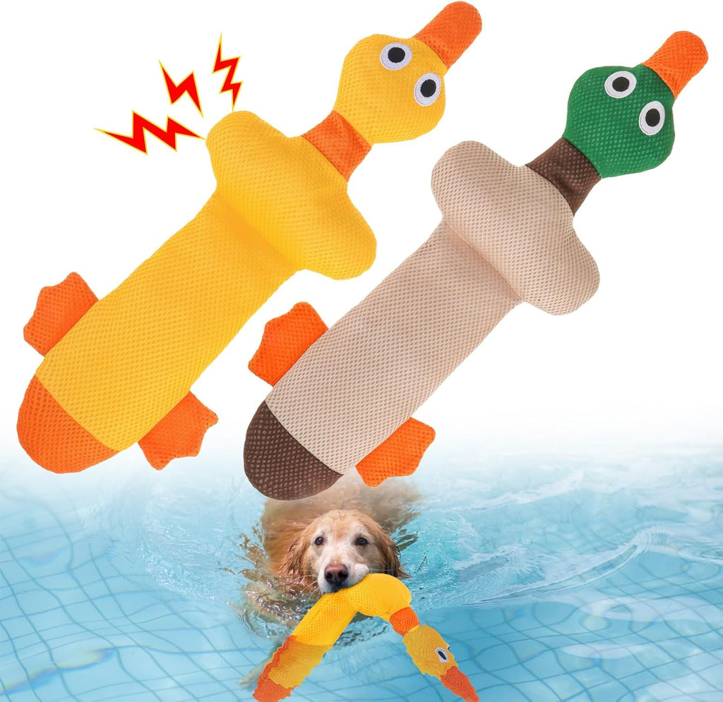 BEAUTYZOO Juguetes flotantes de piscina de agua para perros, paquet...