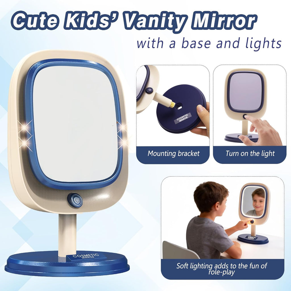 Juguetes de simulación para niños, kit de afeitado para niños peque...