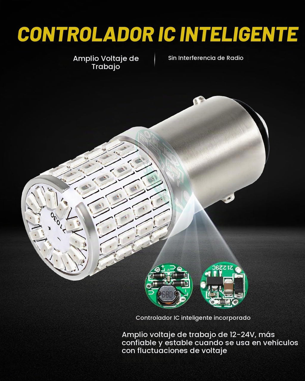 PHINLION 1157 Bombillas LED Rojas, Super Brillantes P28\/8W 2057 23...