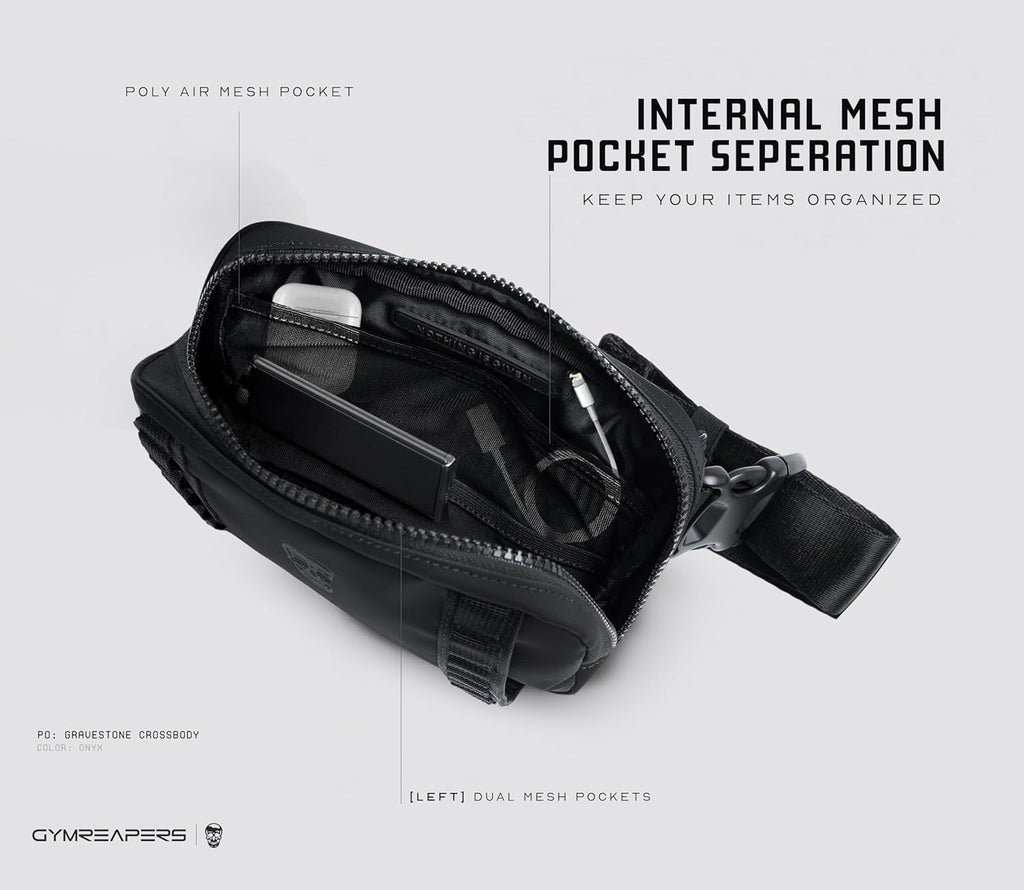 Gymreapers Bolsos cruzados pequeños de viaje para hombres y mujeres...