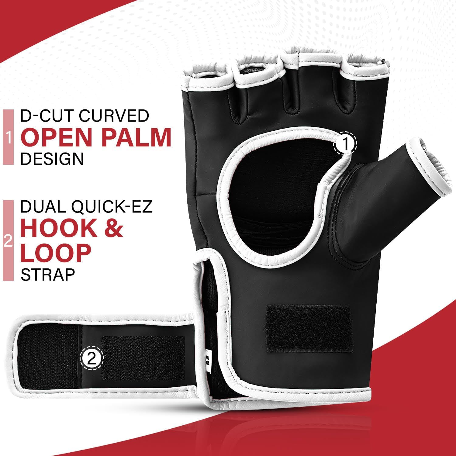 BEAST RAGE Guantes de artes marciales para hombres y mujeres, guant...