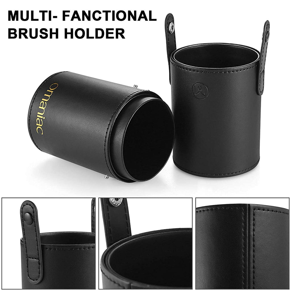 OMANIAC Juego de brochas de maquillaje profesional, 12 brochas de m...