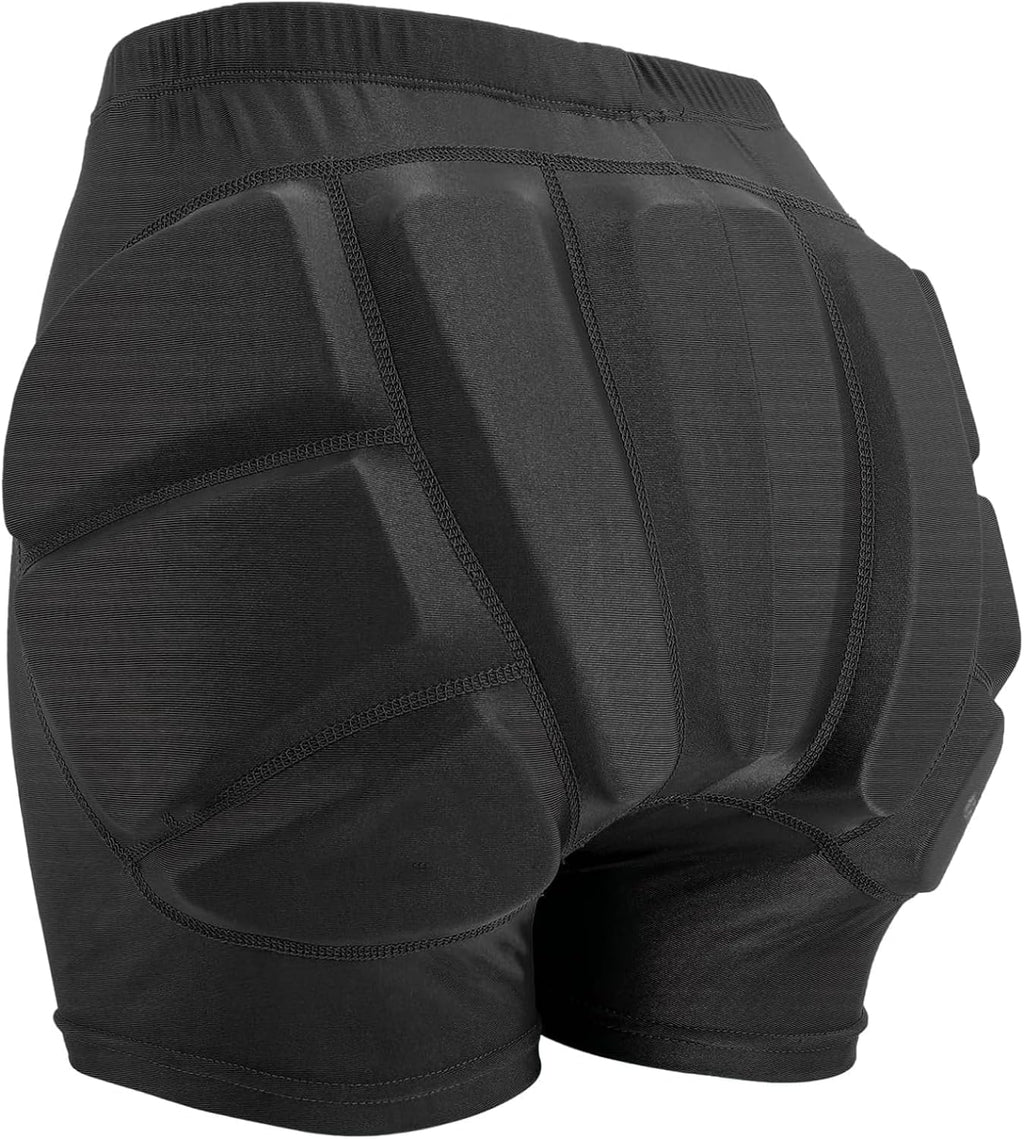 Pantalones cortos acolchados para niños con cremallera, almohadilla...