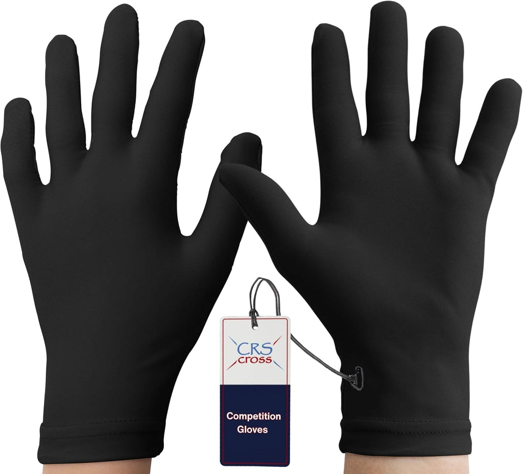 CRS Cross Competition Figure Skating Gloves | Fitted Stretch Spande...