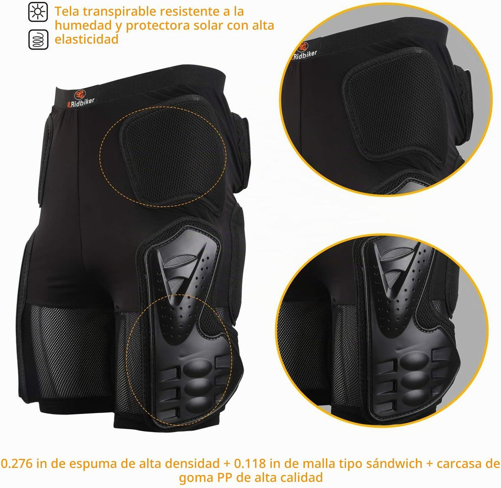 Almohadillas 3D para glúteos, pantalones cortos acolchados de prote...