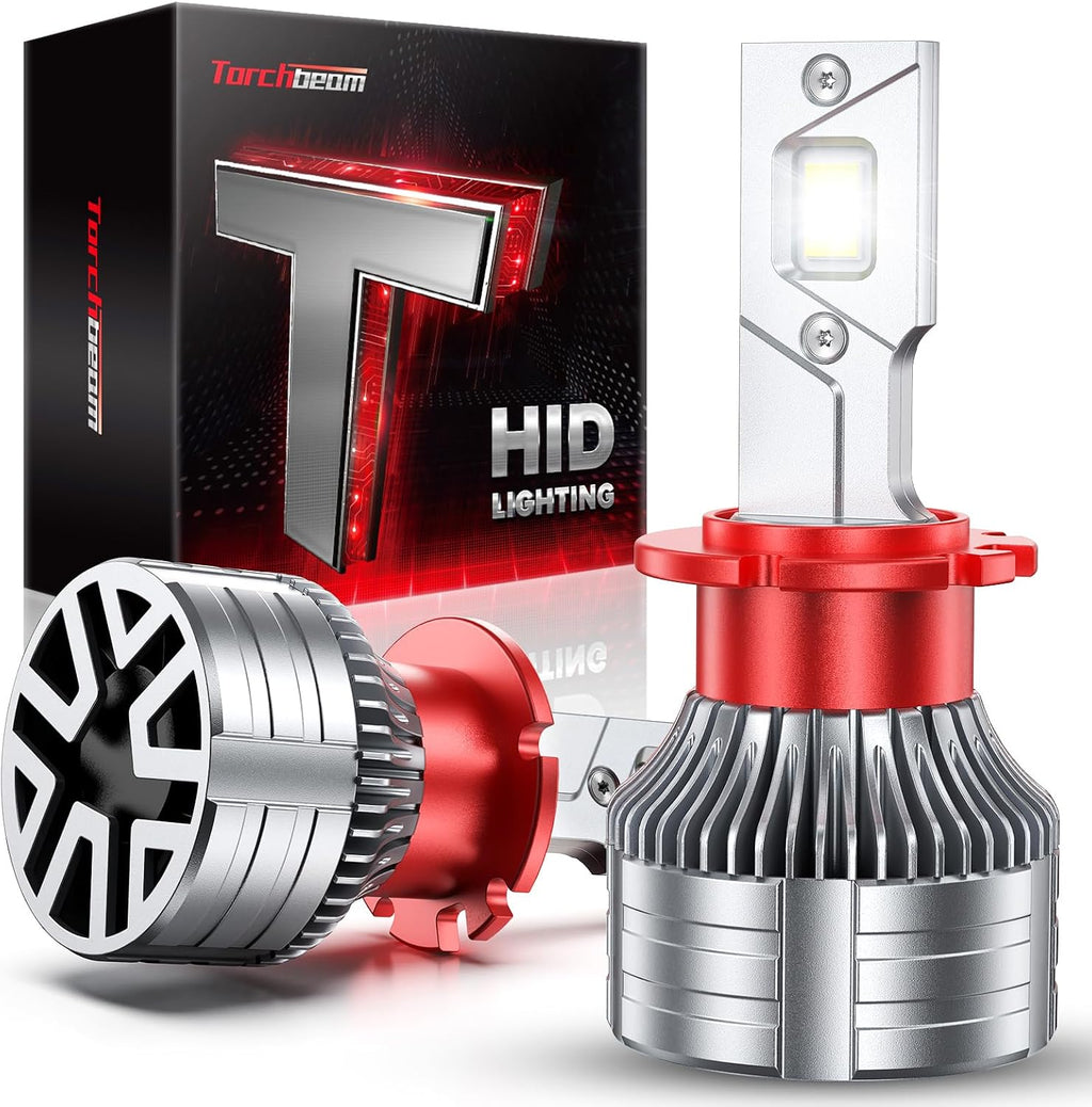 Torchbeam Bombillas HID D4S, 60000LM de brillo 6000K blanco frío, p...
