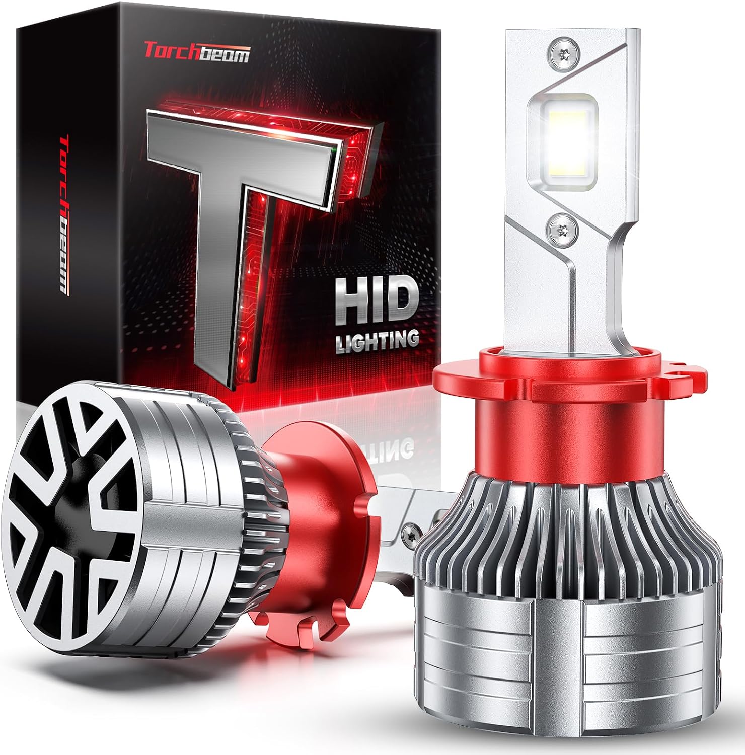 Torchbeam Bombillas HID D4S, 60000LM de brillo 6000K blanco frío, p...