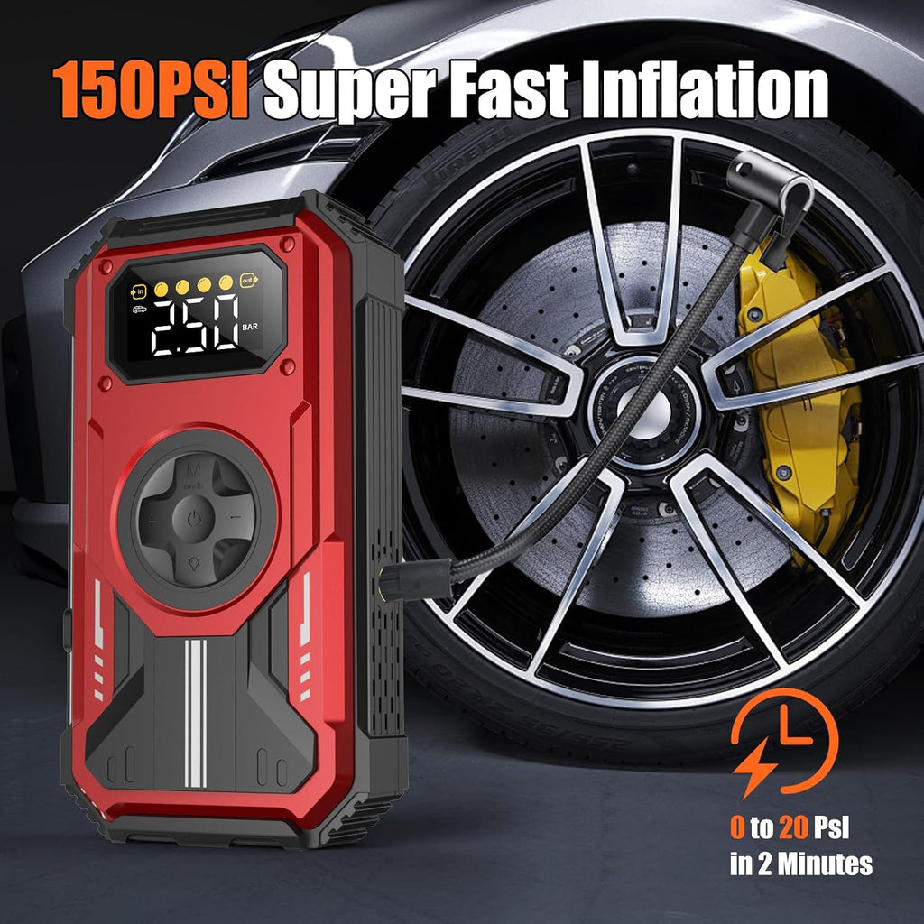Eigotrav PD-270 6000A Arrancador de salto con compresor de aire, 15...