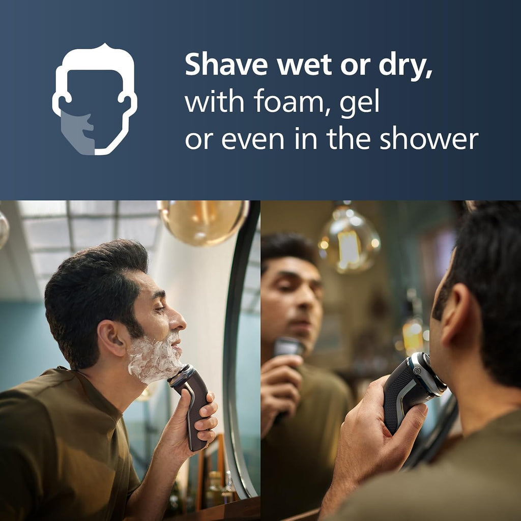 Philips Norelco Shaver 3900, afeitadora recargable en seco y húmedo...