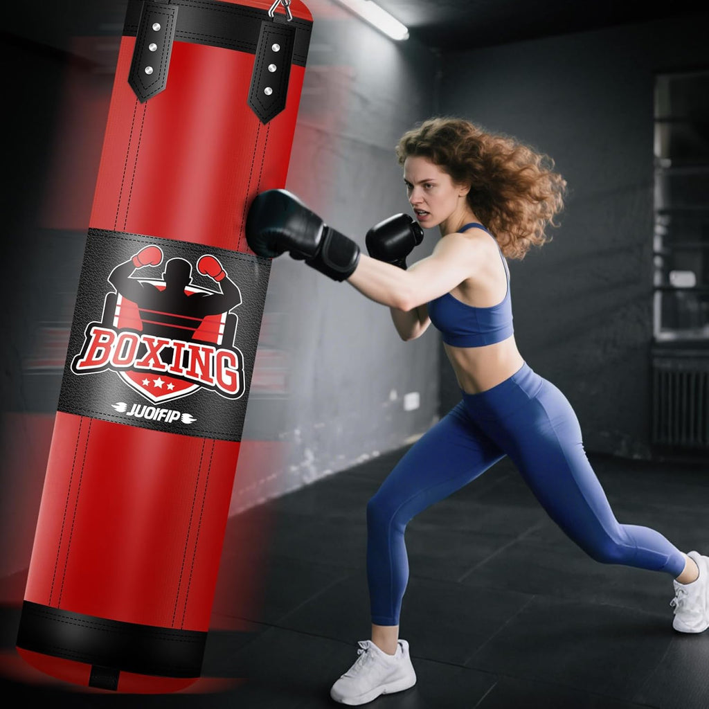 Juego de saco de boxeo para adultos, juego de saco de boxeo pesado...
