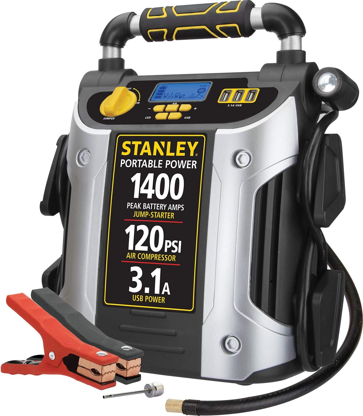 Stanley J7C09D Arrancador automotriz de 1400 amperios de pico, pote...