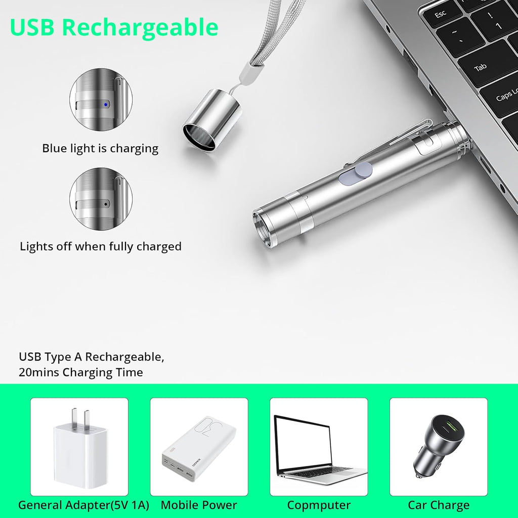Juguete Waputne para Gatos de Interior, Juguetes Recargables USB pa...