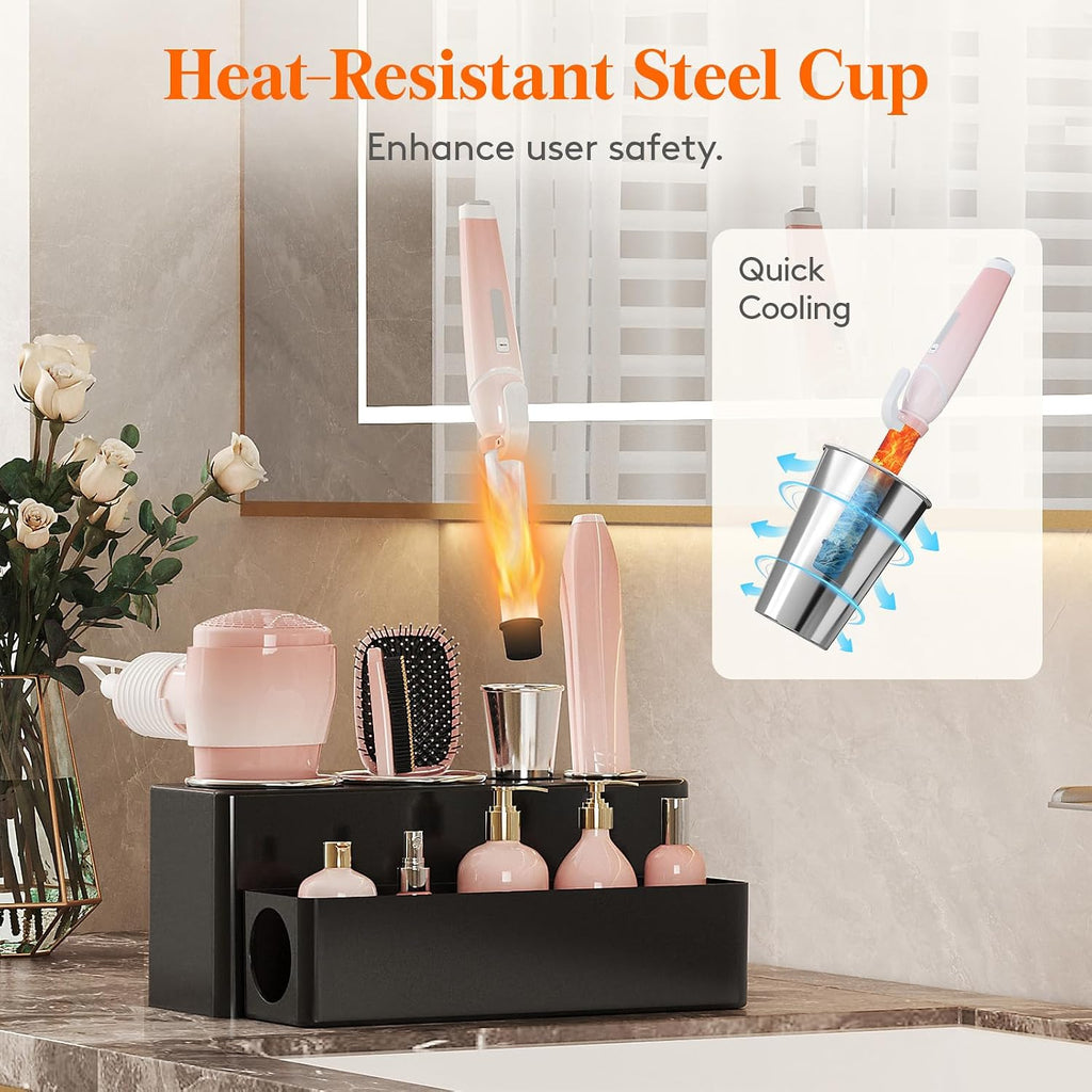 Lifewit Organizador de Herramientas para el Cabello para Tocador, S...
