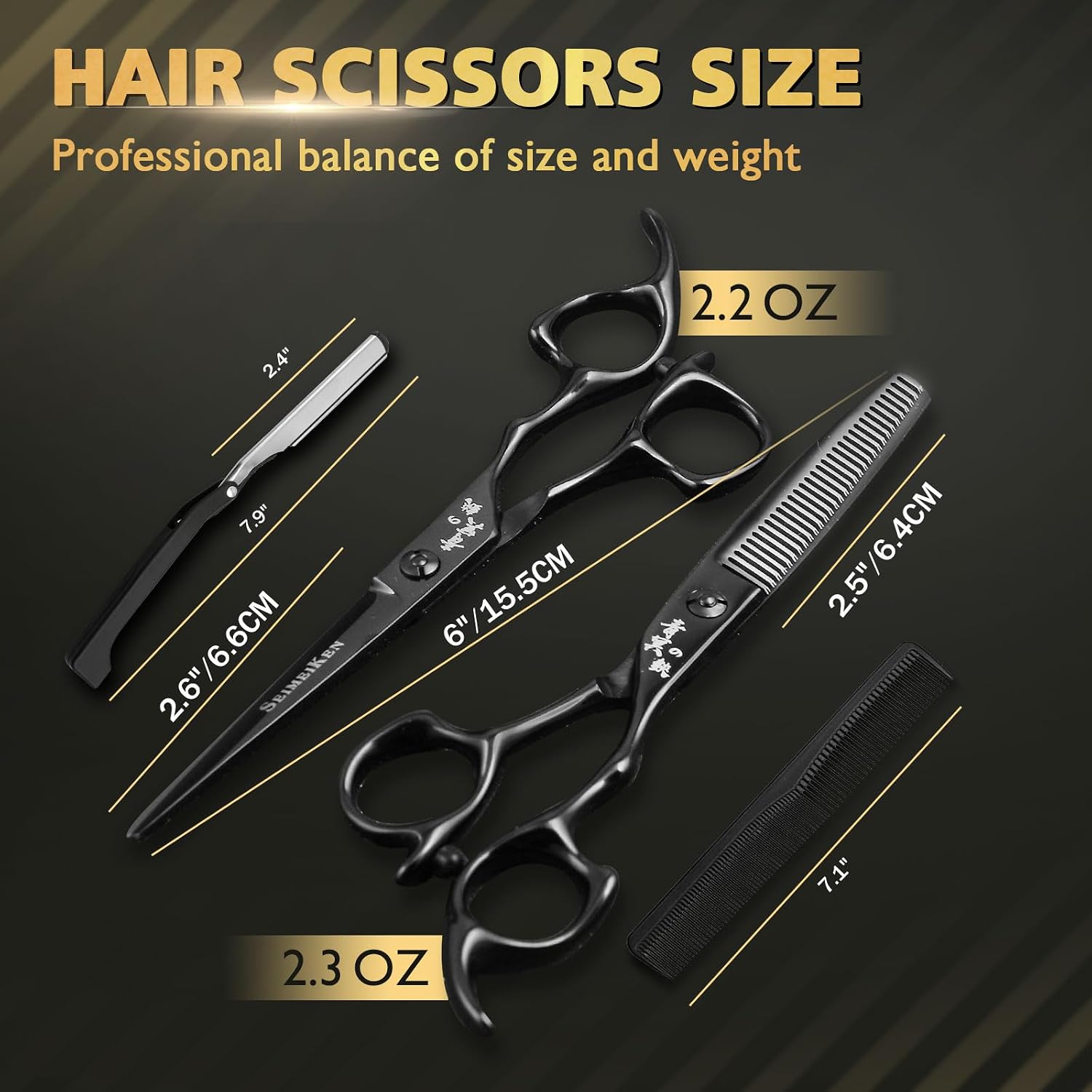 Tijeras de corte de cabello Tijeras de adelgazamiento \u2013 Tijera...