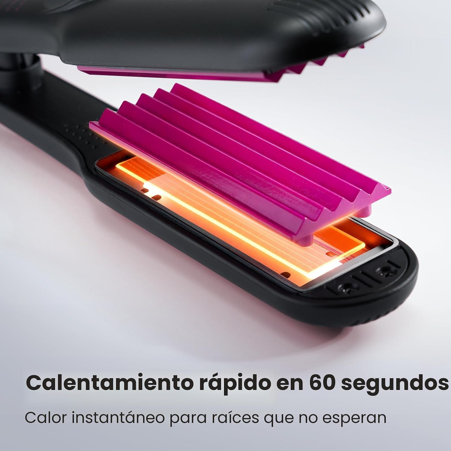 CIVEYA Plancha voluminizadora de cabello pequeño para cabello fino...