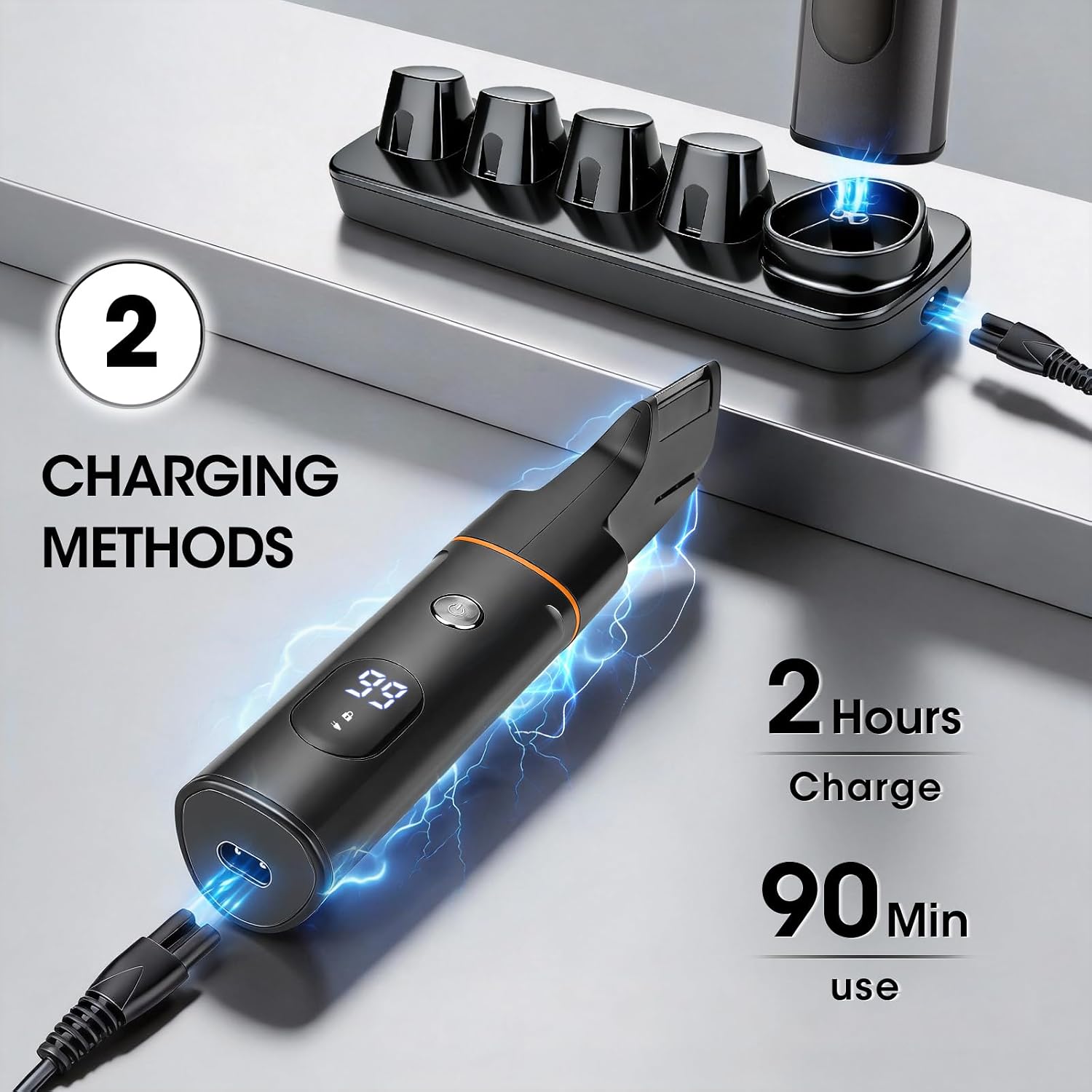 Suttik Manscape - Recortador de pelo corporal y púbico para hombres...