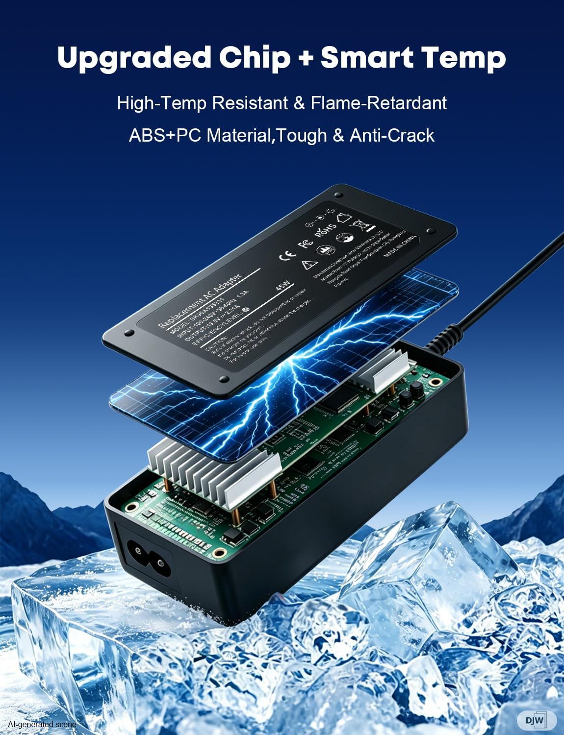 Cargador para portátil HP Stream 14 13 11, Pavilion x360 15, EliteB...