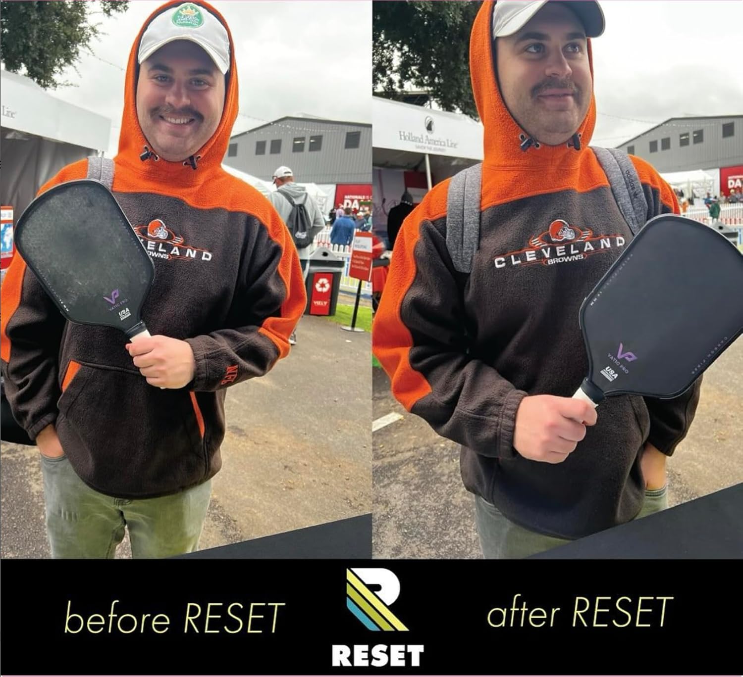 Paddle Reset - Limpiador de paletas de pickleball - Elimina los res...