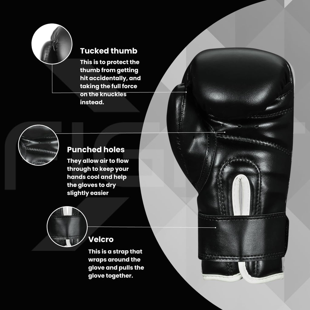 FightX Guantes de Boxeo Profesionales para Hombres y Mujeres \u2013...