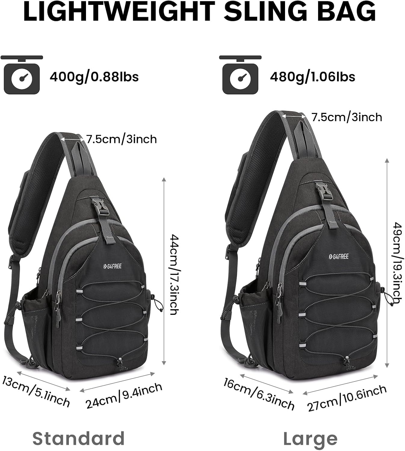 G4Free Pickleball Bag, bolso bandolera para hombres y mujeres, moch...