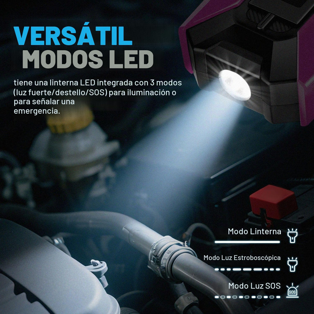 DNA Motoring TOOLS-00268 12V 1500A 15000 mAh Arrancador portátil mu...