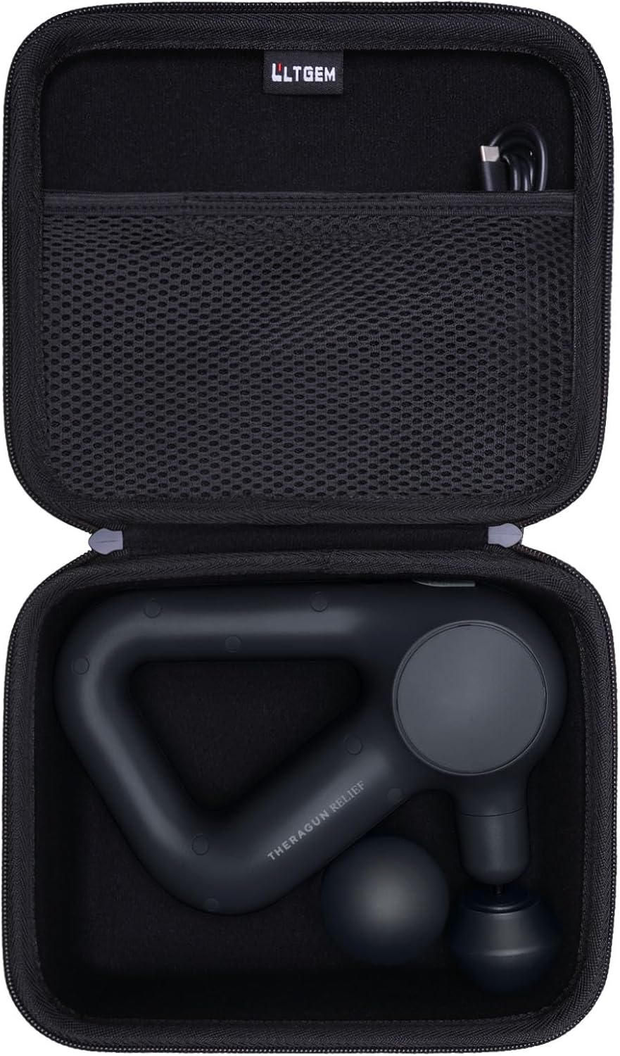 LTGEM Estuche de masaje Compatible con TheraGun Relief Pistola de m...