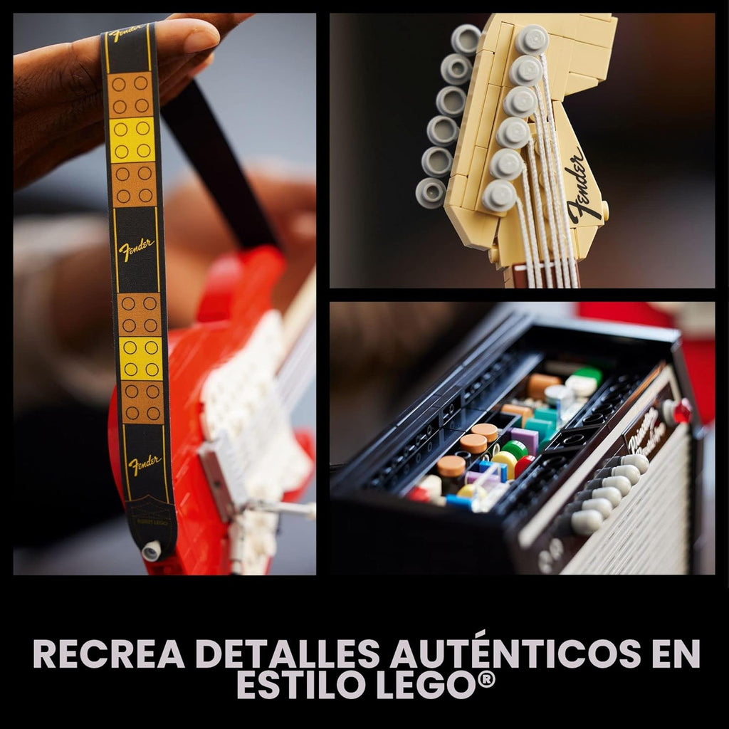LEGO Ideas Fender Stratocaster 21329 Kit de construcción; genial id...