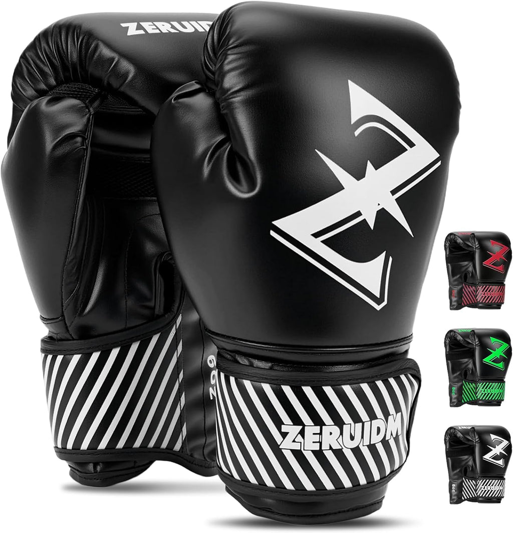 Guantes de boxeo para niños de 6 oz, guantes de entrenamiento juven...