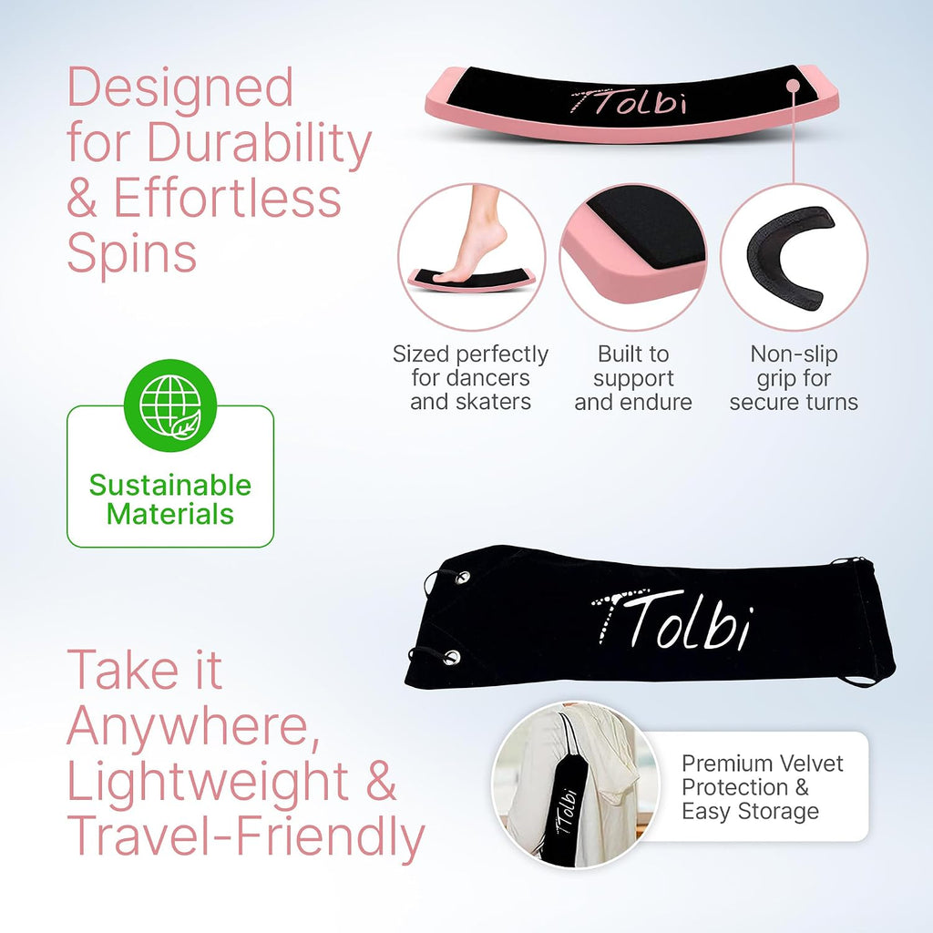 Tabla de giro premium para bailarines y patinadores \u2013 Mejora l...