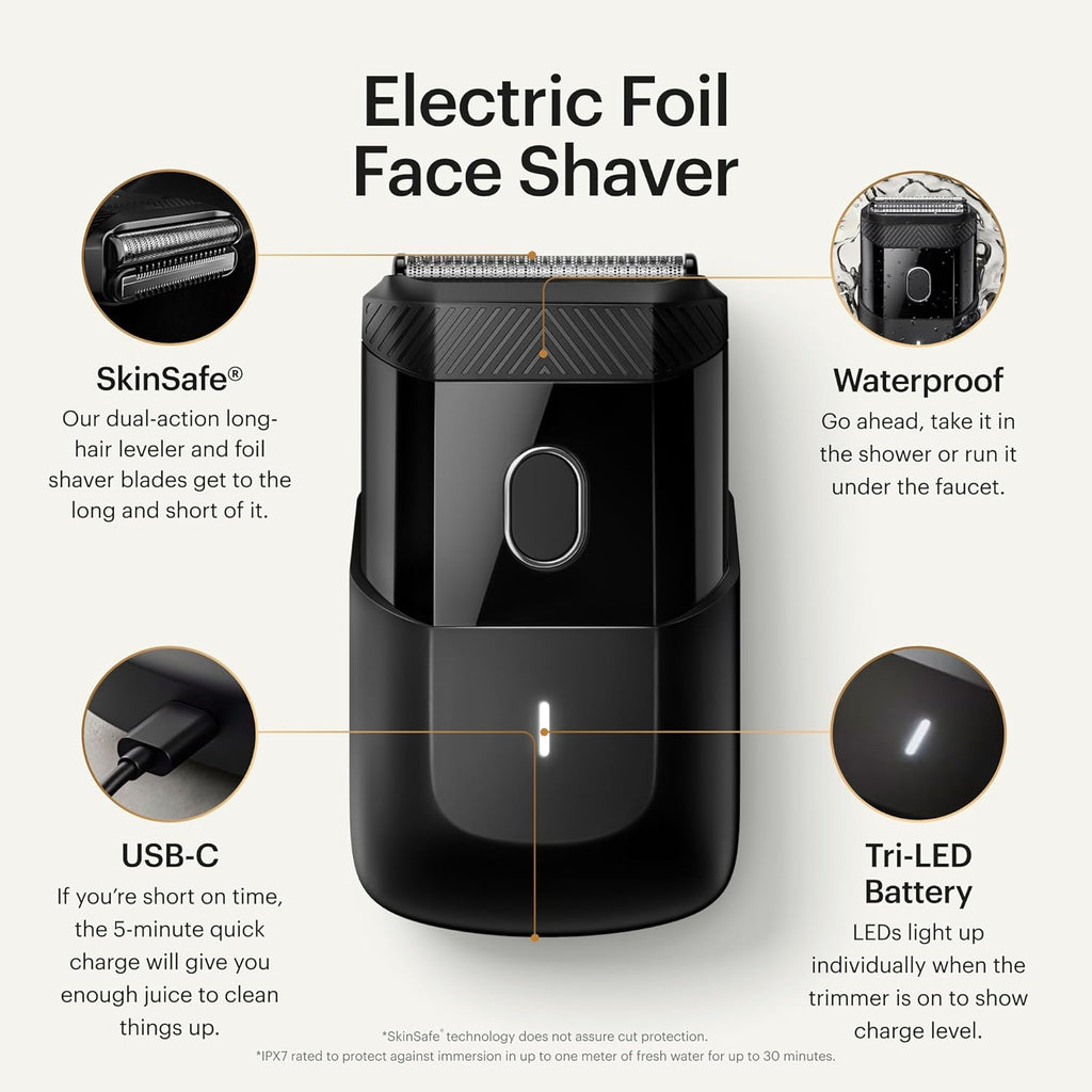 MANSCAPED® The Handyman™ - Afeitadora facial compacta - Recortadora...