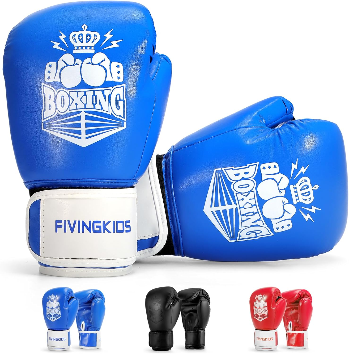 Guantes de boxeo para niños y niñas, guantes de entrenamiento de bo...