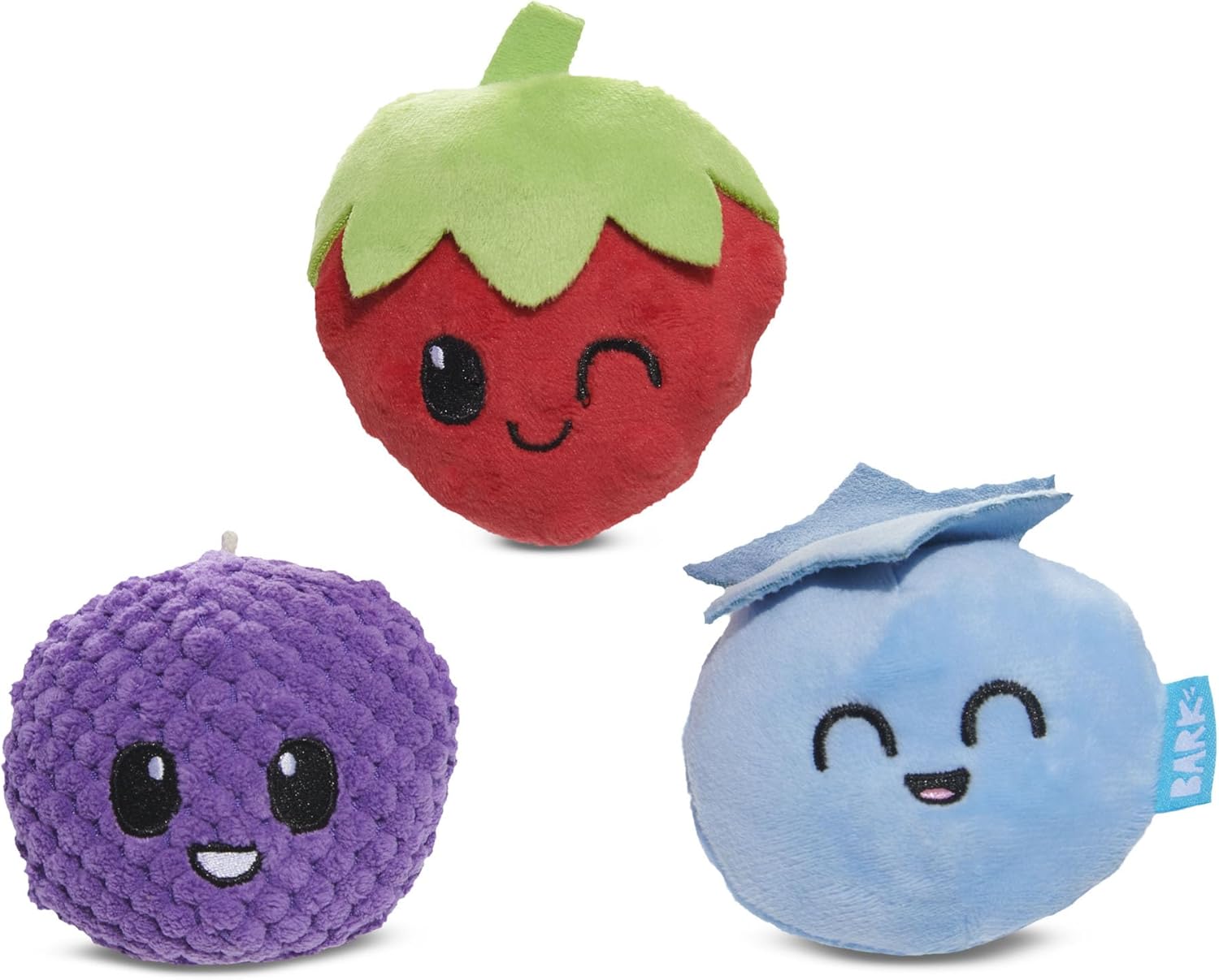 Barkbox Wild Berry Bunch - Juguete multiparte para perros y cachorr...