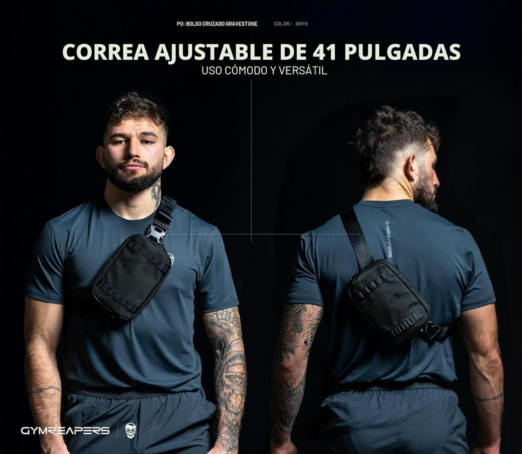 Gymreapers Bolsos cruzados pequeños de viaje para hombres y mujeres...