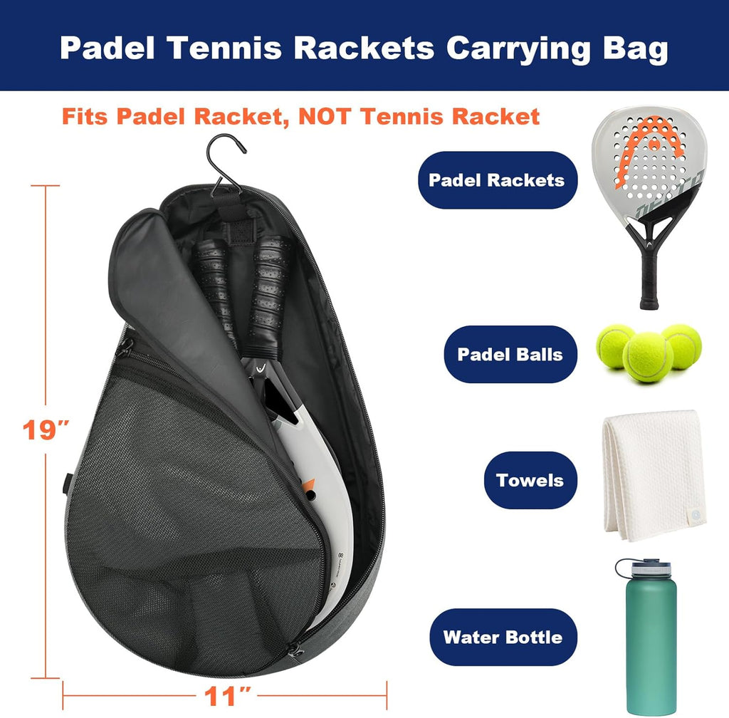Bolsa para raqueta de pádel Cosmos, mochila tipo mochila para palas...