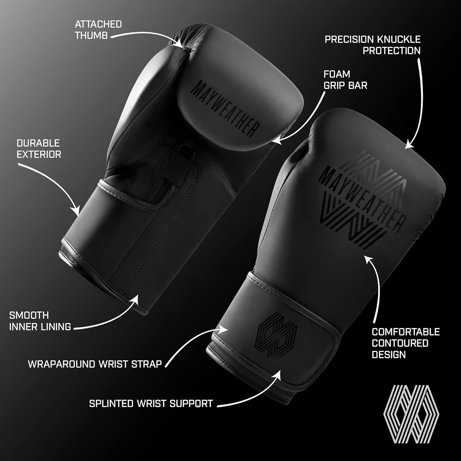 Mayweather Core - Guantes de boxeo para hombres y mujeres, guantes...