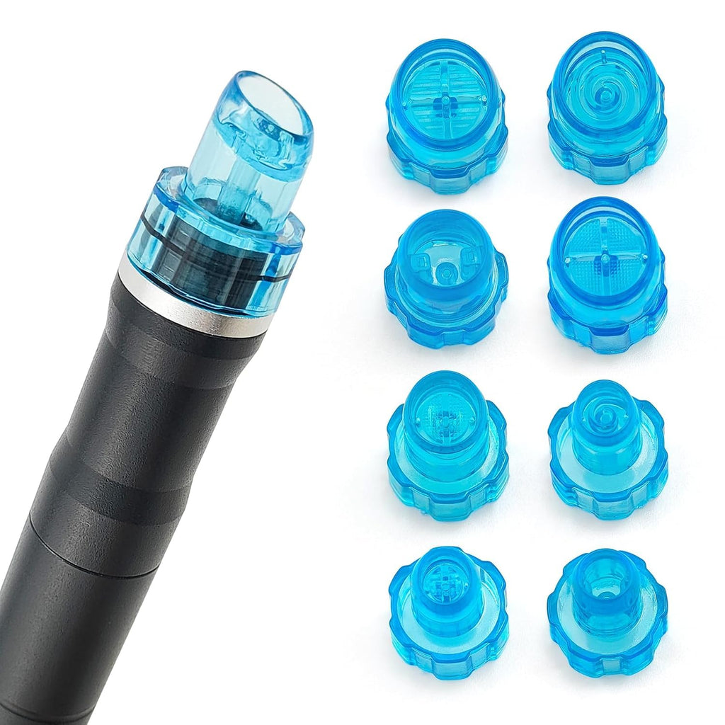 Elitzia Cabezales de microderma de plástico, puntas faciales para p...