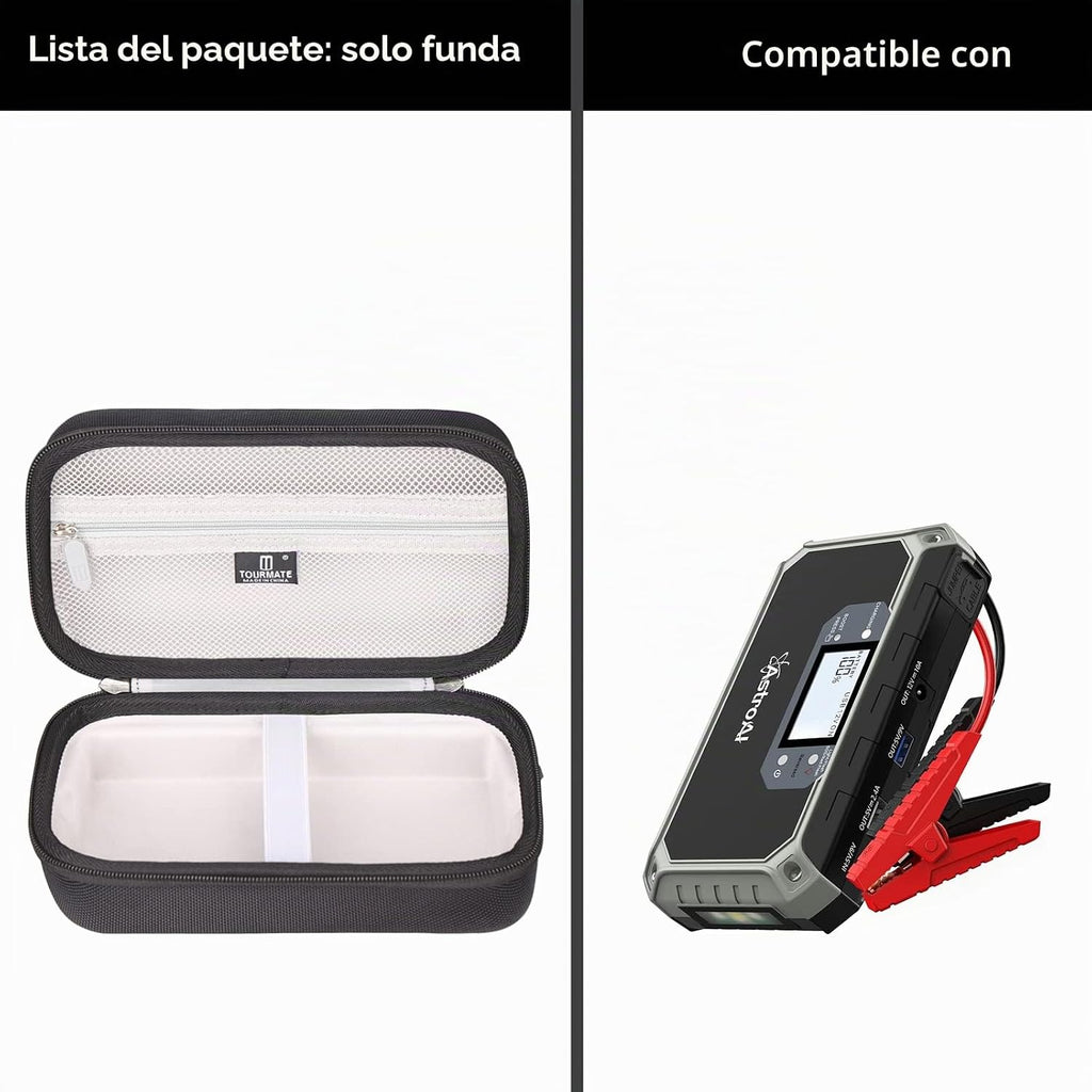 Tourmate Estuche rígido compatible con AstroAI Arrancador de coche,...