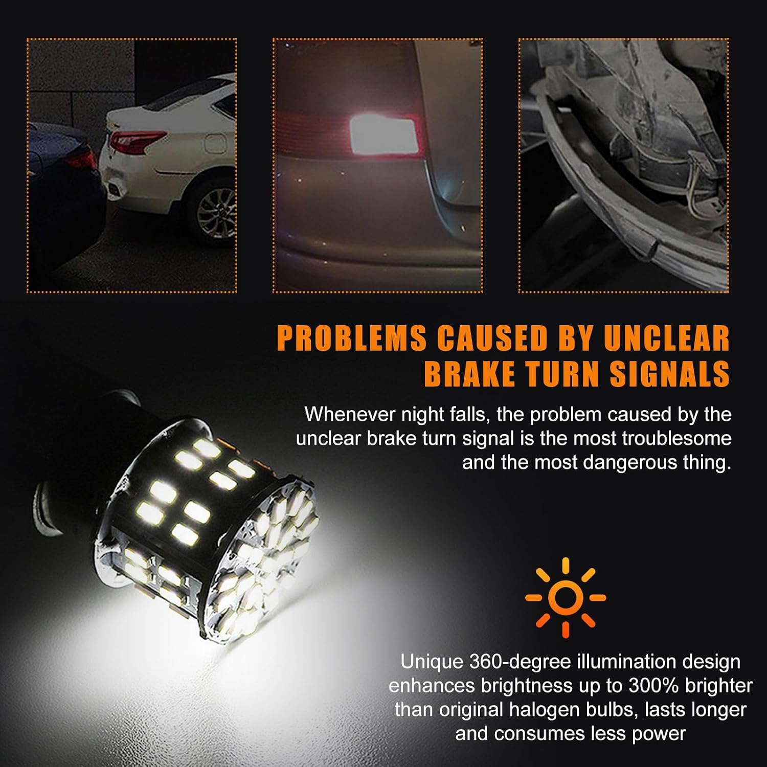 Gasedin 20 bombillas LED 1156 para automóvil, 1141 1003 1156 7506 B...