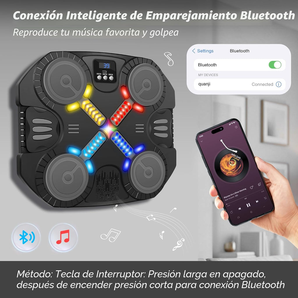 Máquina de boxeo de música juguetes deportivos para niños y adultos...