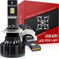 HIKARI WINGS 2026 40000LM H7 Luz antiniebla, 45 W blanco puro 6000...