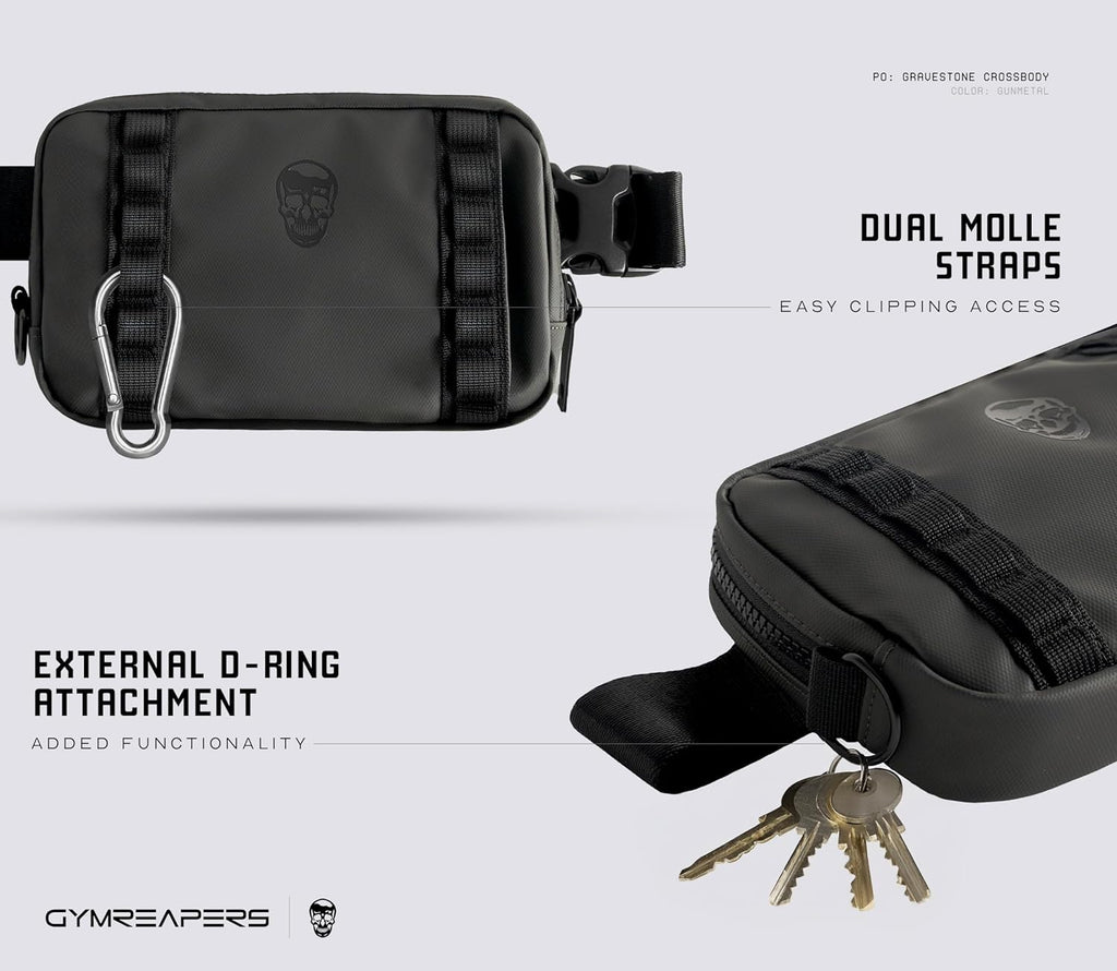 Bolsas Cruzadas Pequeñas de Viaje Gymreapers para Hombres y Mujeres...