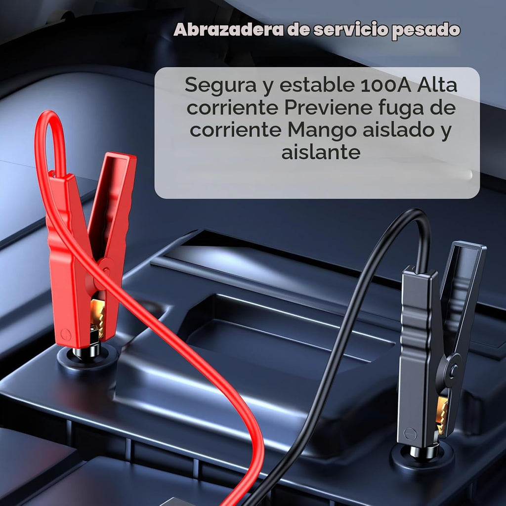 kfupius Kit de cable de puente con interruptor para batería Mak.ita...