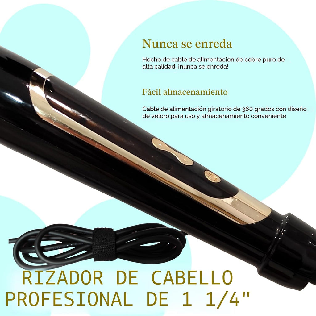 abp Rizador de 1.25 pulgadas, barril extra largo con revestimiento...