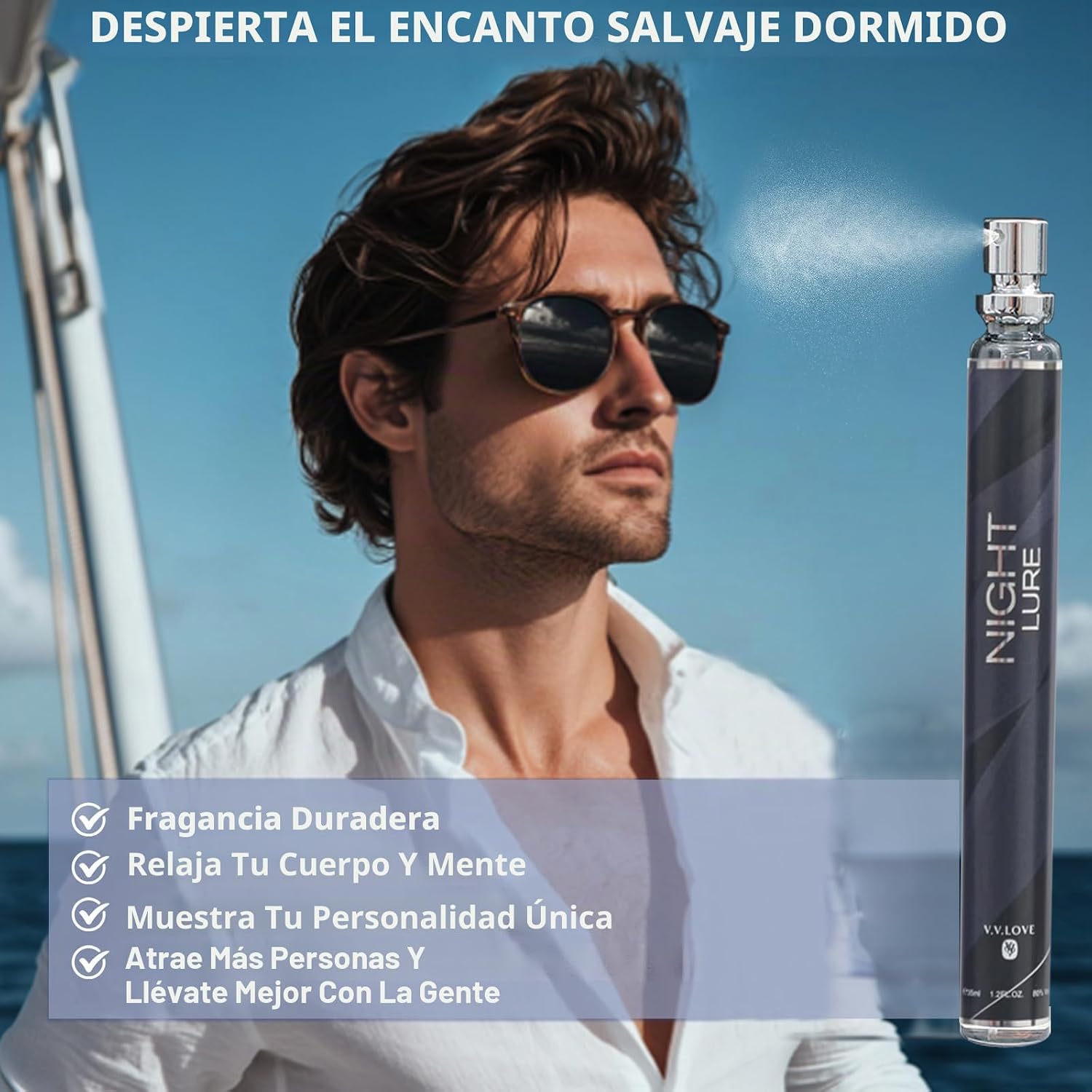 MZANK Colonia para hombre, paquete de 4 perfumes para él, muestra d...