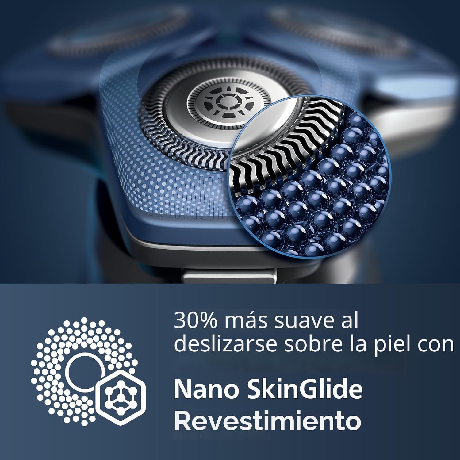 Philips Norelco Shaver 7300, afeitadora eléctrica recargable en sec...